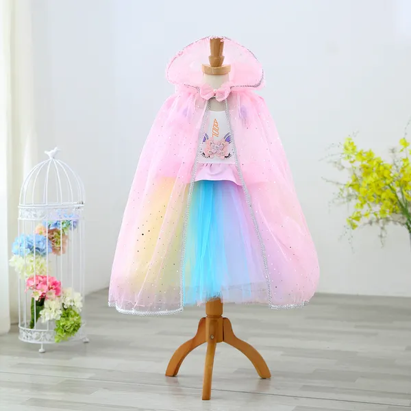 Áo choàng hóa trang công chúa cho tiệc Halloween của bé gái