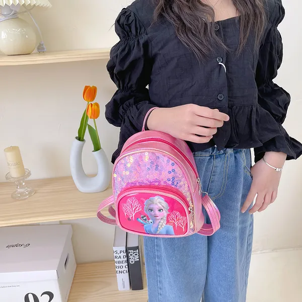 Balo nhỏ xinh xắn họa tiết Nữ hoàng Elsa cho bé gái 2-4 tuổi