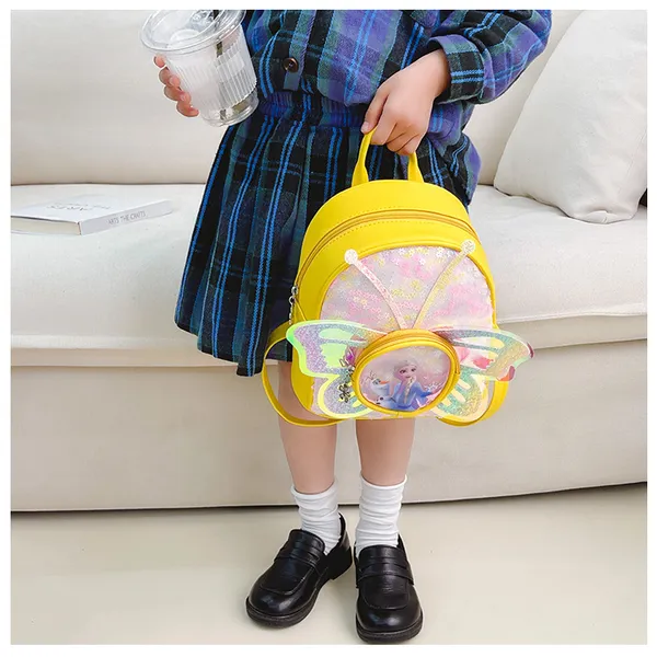 Balo Elsa xinh xắn họa tiết Nữ hoàng Elsa cho bé gái 2-4 tuổi