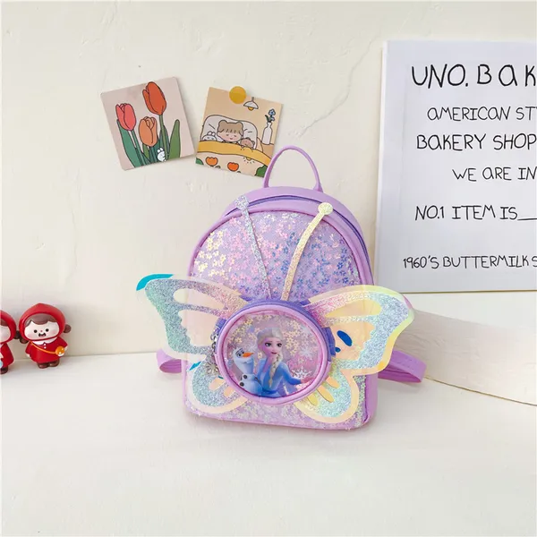 Balo Elsa xinh xắn họa tiết Nữ hoàng Elsa cho bé gái 2-4 tuổi