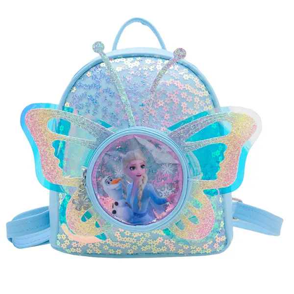 Balo Elsa xinh xắn họa tiết Nữ hoàng Elsa cho bé gái 2-4 tuổi