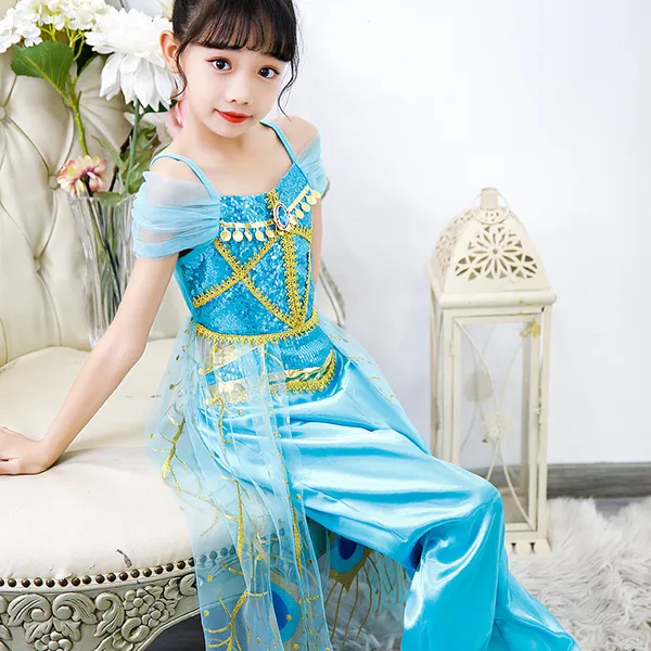 Trang phục hóa trang công chúa JASMINE kèm phụ kiện cho bé gái