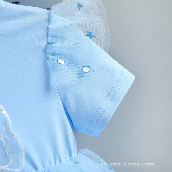 Váy đầm công chúa Elsa dễ thương cho bé gái 3-8 tuổi