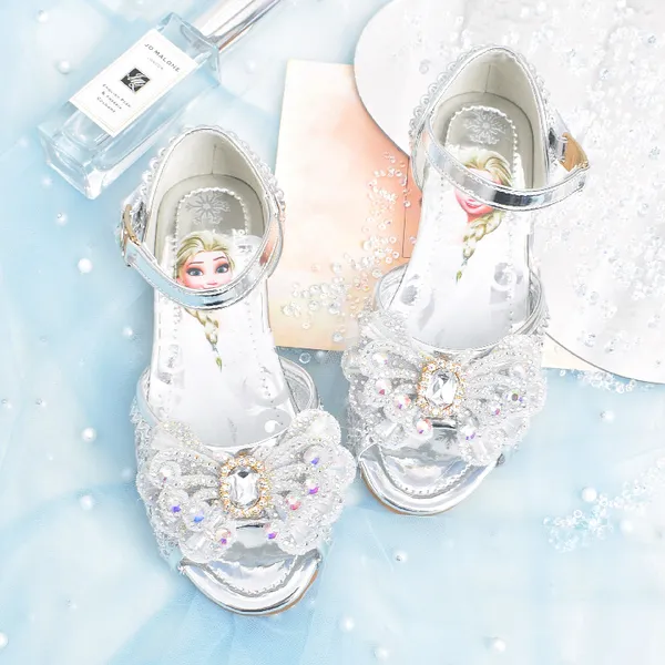 Giày elsa kiểu sandal mẫu mới 2022 cho bé gái từ 3 - 10 tuổi