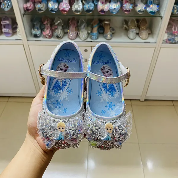 Giày búp bê công chúa Elsa cho bé 2-8 tuổi