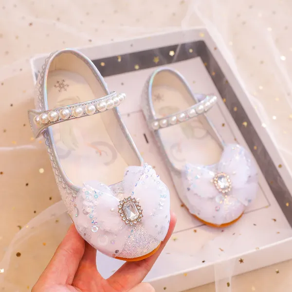 Giày búp bê Elsa công chúa cho bé gái 2-7 tuổi xinh xắn mềm mại