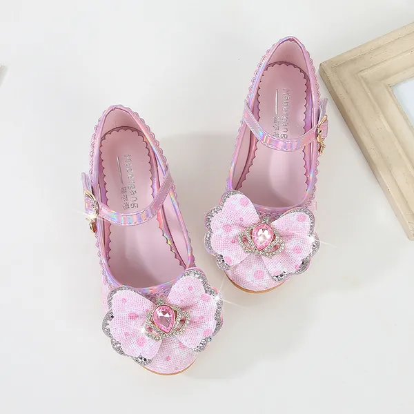 Giày công chúa cao gót siêu xinh cho bé gái 3-9 tuổi mẫu mới 2024