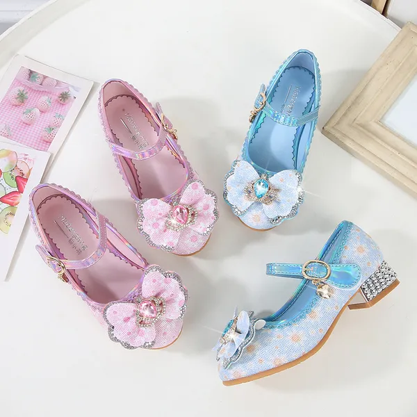 Giày công chúa cao gót siêu xinh cho bé gái 3-9 tuổi mẫu mới 2024