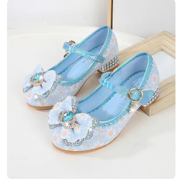 Giày công chúa cao gót siêu xinh cho bé gái 3-9 tuổi mẫu mới 2024