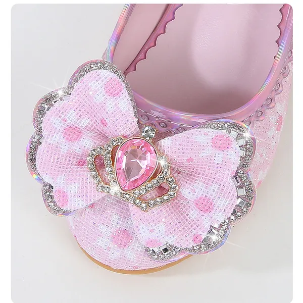 Giày công chúa cao gót siêu xinh cho bé gái 3-9 tuổi mẫu mới 2024