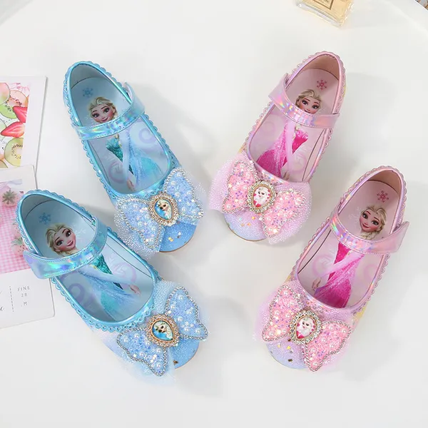 Giày búp bê công chúa Elsa cho bé gái 2-8 tuổi mẫu mới 2023 siêu xinh