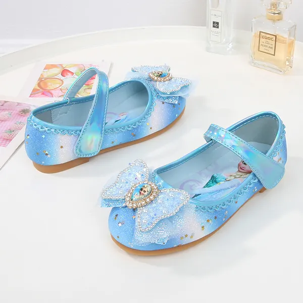 Giày búp bê công chúa Elsa cho bé gái 2-8 tuổi mẫu mới 2023 siêu xinh