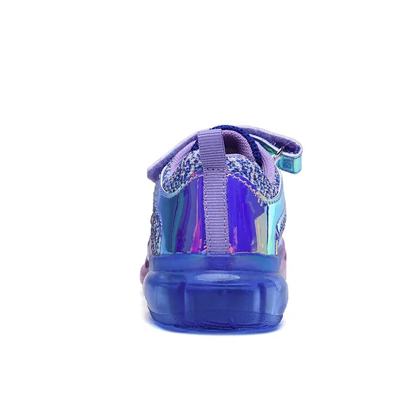 Giày thể thao Elsa có đèn led Cao cấp cho bé gái - Disney Frozen