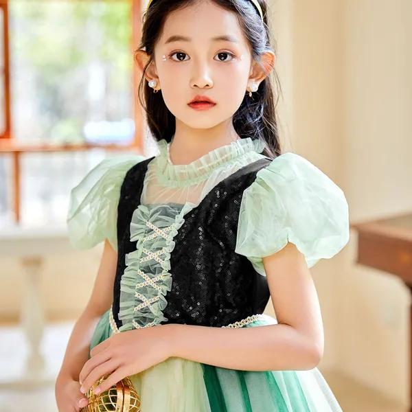 Váy đầm Công chúa Anna cho bé gái 3-8 tuổi mẫu mới chất liệu vải cao cấp