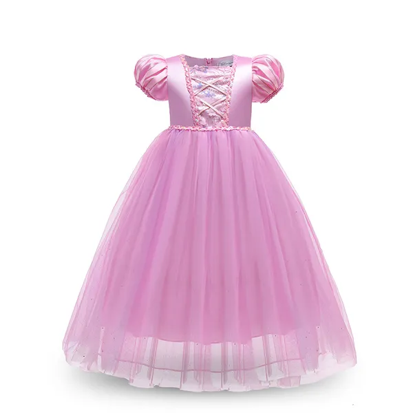 Váy Công chúa Aurora, công chúa Rapunzel màu hồng mẫu mới nhất 2024 Siêu dễ thương