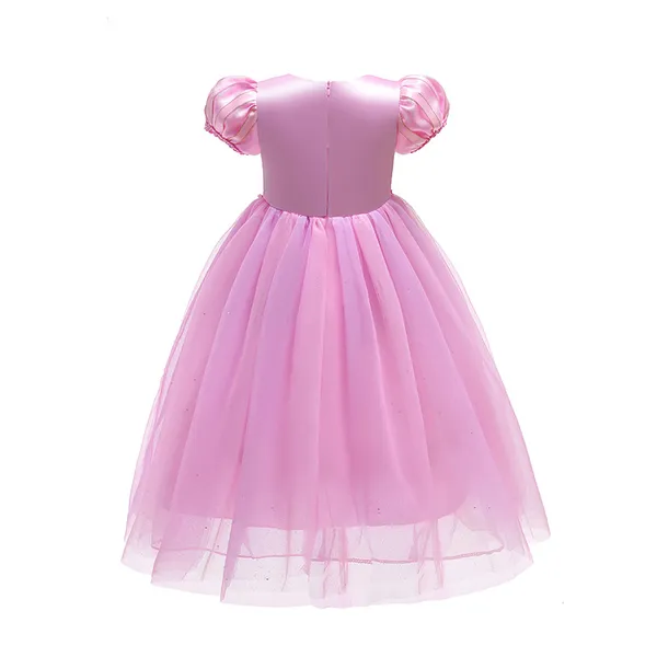 Váy Công chúa Aurora, công chúa Rapunzel màu hồng mẫu mới nhất 2024 Siêu dễ thương