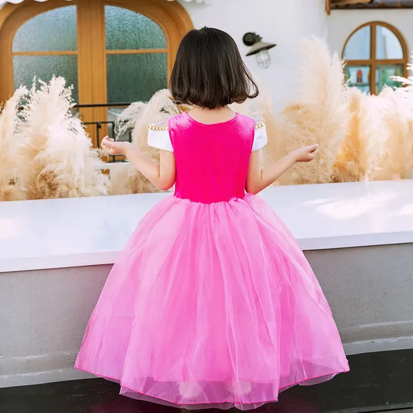 Váy Công chúa Aurora Màu hồng xinh xắn dễ thương cho bé