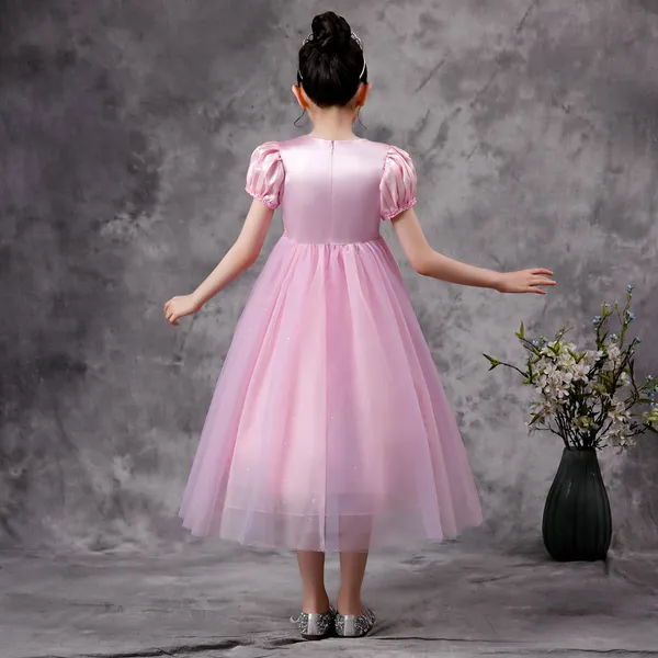 Váy Công chúa Aurora, công chúa Rapunzel màu hồng mẫu mới nhất 2024 Siêu dễ thương