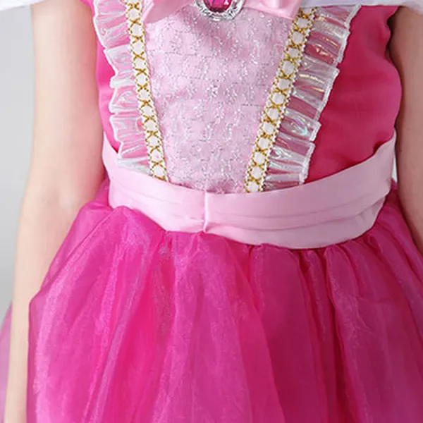 Váy Công chúa Aurora Màu hồng xinh xắn dễ thương cho bé