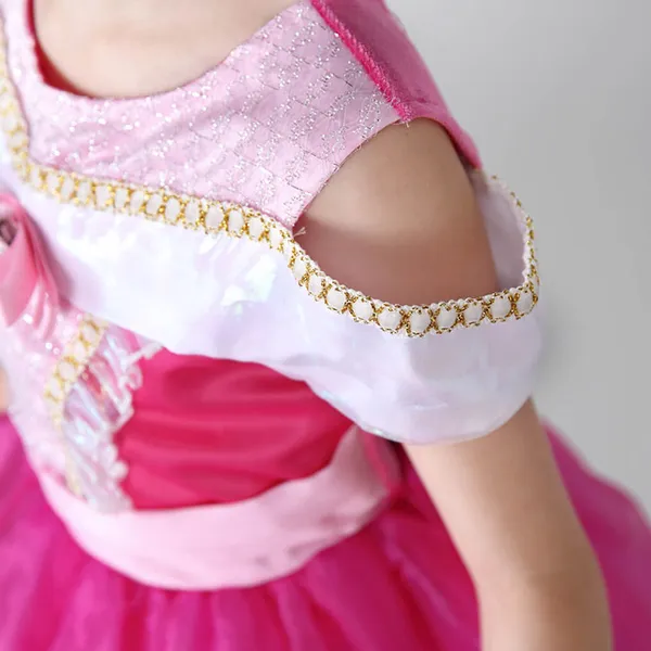 Váy Công chúa Aurora Màu hồng xinh xắn dễ thương cho bé