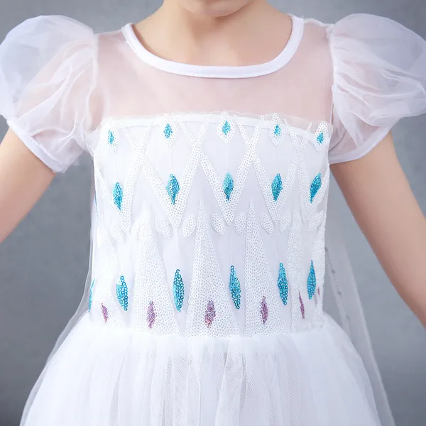 Váy Nữ hoàng Elsa Cosplay Elsa Anna Girls - Mẫu mới nhất 2020 (Frozen 2) Cho bé gái từ 4 -12 tuổi - EV17