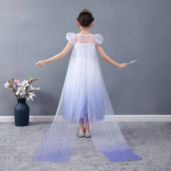 Váy Nữ hoàng Elsa Cosplay Elsa Anna Girls - Mẫu mới nhất 2020 (Frozen 2) Cho bé gái từ 4 -12 tuổi - EV17