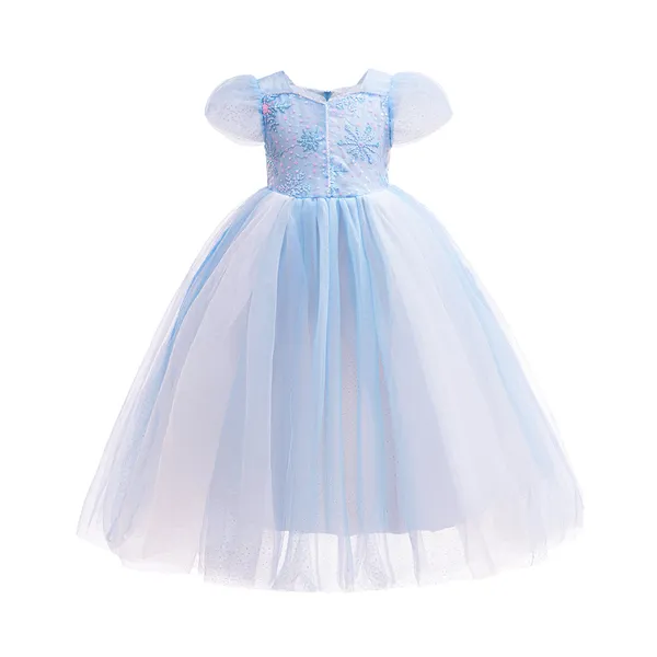 Váy elsa công chúa màu xanh cho bé gái 3-9 tuổi siêu xinh