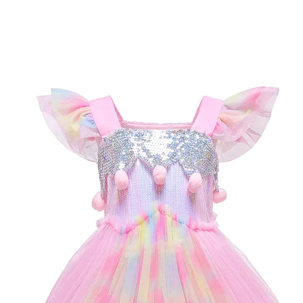 Váy đầm công chúa ngựa PONY cho bé gái 3-9 tuổi màu hồng xinh xắn