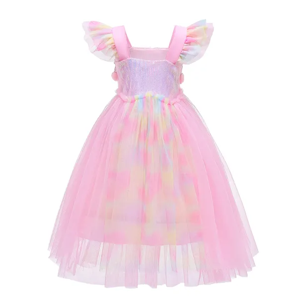 Váy đầm công chúa ngựa PONY cho bé gái 3-9 tuổi màu hồng xinh xắn