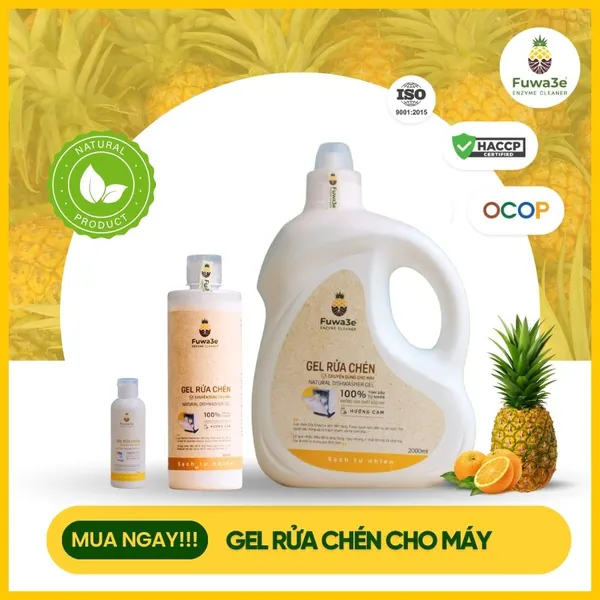 Gel rửa chén cho máy Fuwa3e