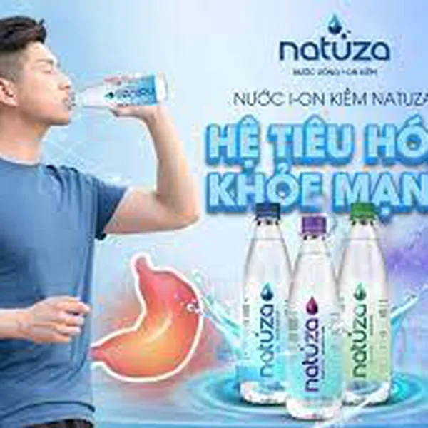Nước đóng chai ion kiềm cân bằng tự nhiên Natuza pH 8,5 : 160000 - 216000
