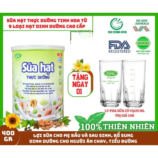 Sữa Hạt Thực Dưỡng SoyNa hộp 400g