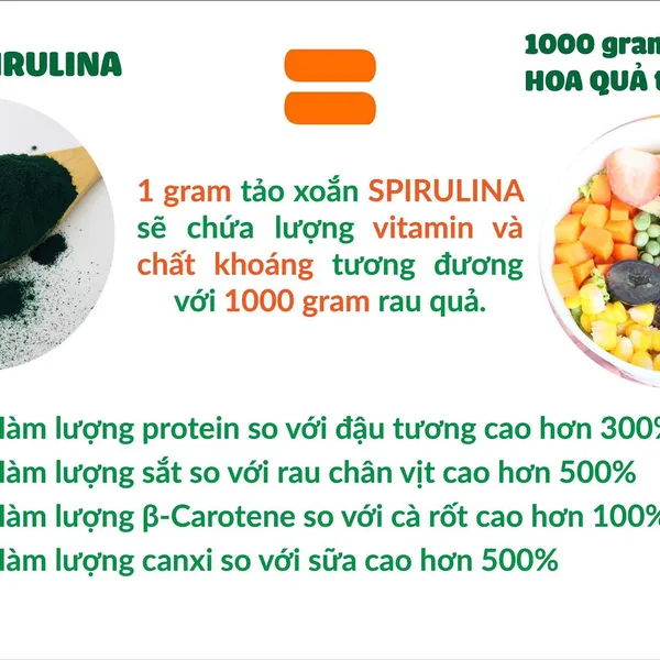 VASTCOM BONJOINT ( Sản phẩm bổ sung Tảo Spirulina cho người bệnh xương khớp)