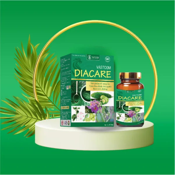 VASTCOM DIACARE ( Sản phẩm bổ sung Tảo Spirulina cho người bệnh tiểu đường)