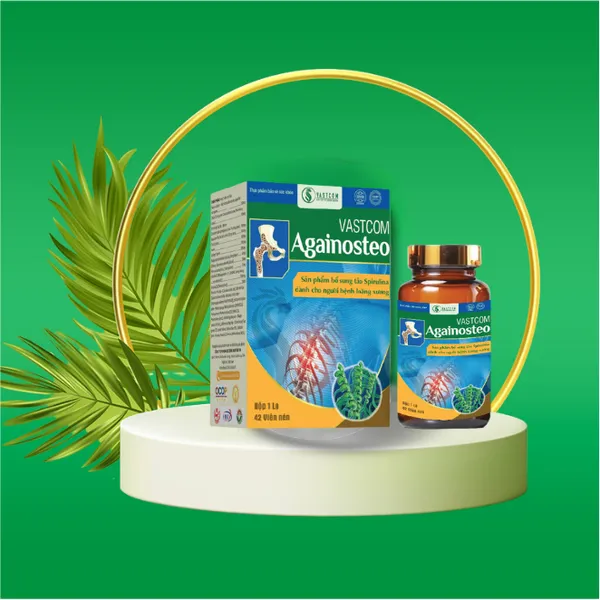 VASTCOM AGAINOSTEO ( Sản phẩm bổ sung Tảo Spirulina cho người bệnh loãng xương)