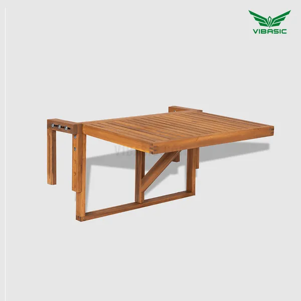 Bàn gỗ ban công gấp gọn