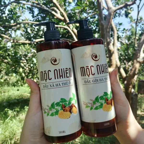 COMBO DẦU GỘI XẢ  THẢO DƯỢC HÀ THỦ Ô MỘC NHIÊN