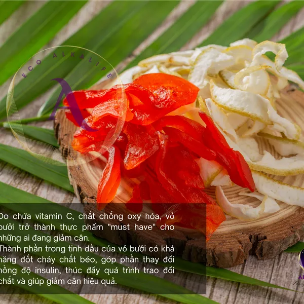 VỎ BƯỞI SẤY DẺO NONGLAMFOOD