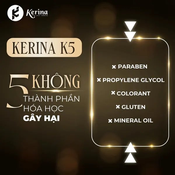 Combo 2 chai Dầu gội và Dầu xả Kerina K5 Fruit Ngăn ngừa gàu và Giảm gãy rụng
