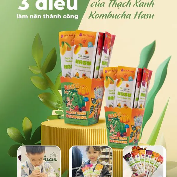 THẠCH KOMBUCHA MIX VỊ - 1kg