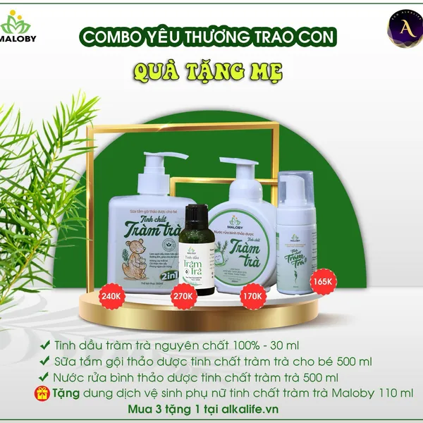 COMBO YÊU THƯƠNG TRAO CON : QUÀ TẶNG MẸ