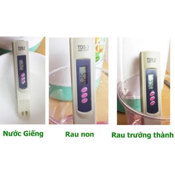 Bút thử nước sạch đo nhiệt độ nước TDS-3