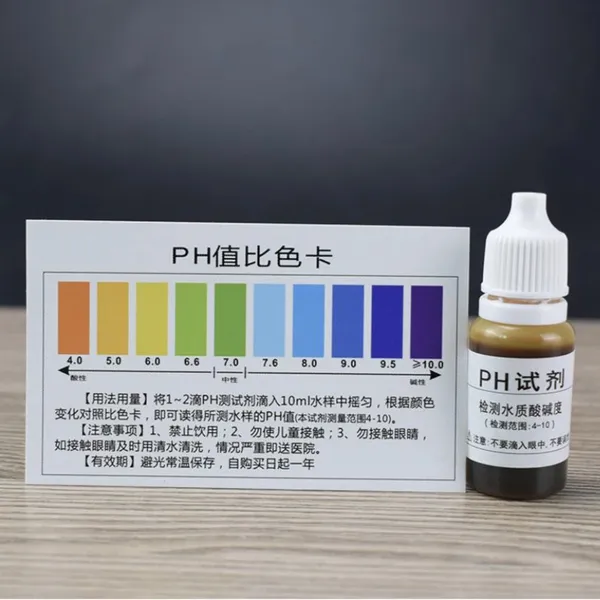 Dung dịch test pH kiểm tra nguồn nước