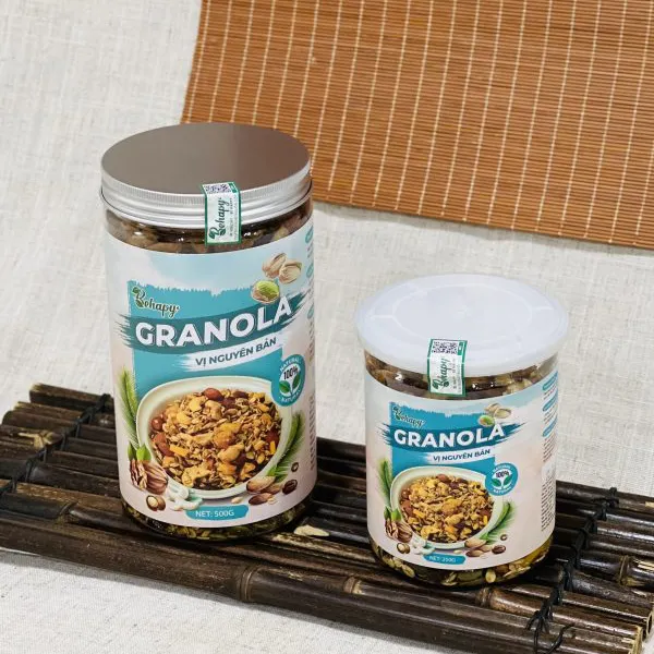 Granola Siêu Hạt Vị Nguyên bản