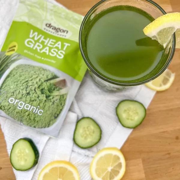 Bột Cỏ Lúa Mì Hữu Cơ Dragon Superfoods