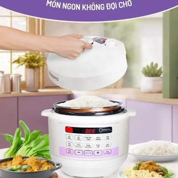Nồi cơm áp suất 5L Masuto MSPC05 - 10 chức năng nấu