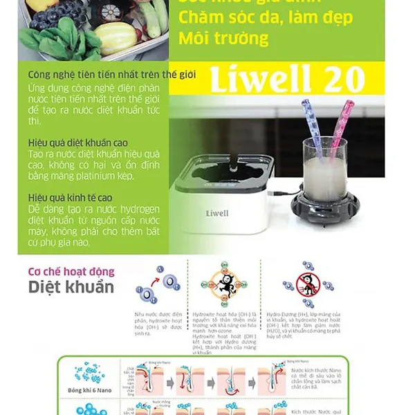 Máy Khử Khuẩn Liwel 20 Hàn Quốc