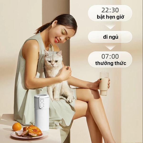 Máy làm sữa hạt mini SnapBee - Sản phẩm cao cấp, Nhỏ gọn, Đa năng, Không gây ồn