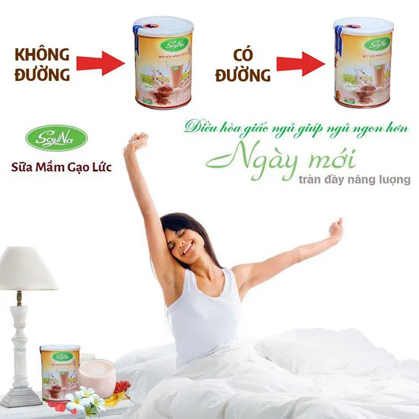 Sữa mầm gạo lứt giảm cân Soyna 400GR