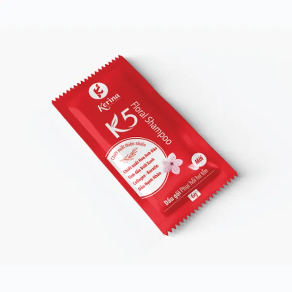 Gói dầu gội Kerina K5 Floral Phục hồi Hư tổn 6g